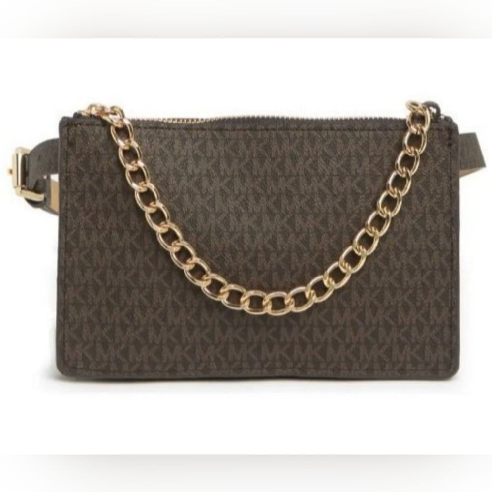 MICHAEL Michael Kors Belt Bag with Pull Chain NWOT